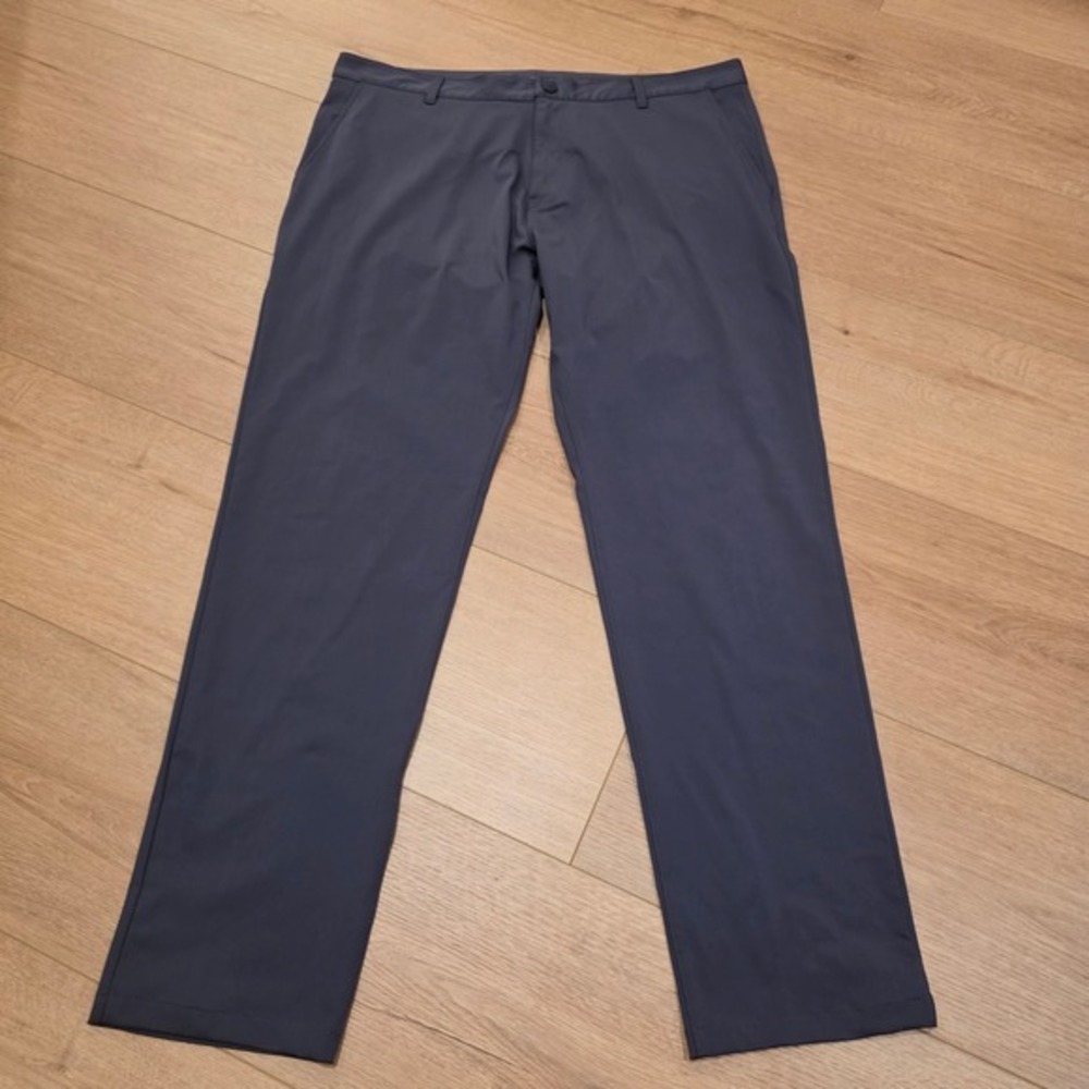 Rhone Pants Mens 40x33 Slate‎ Gray Chino Commuter Straight Leg Travel Golf
